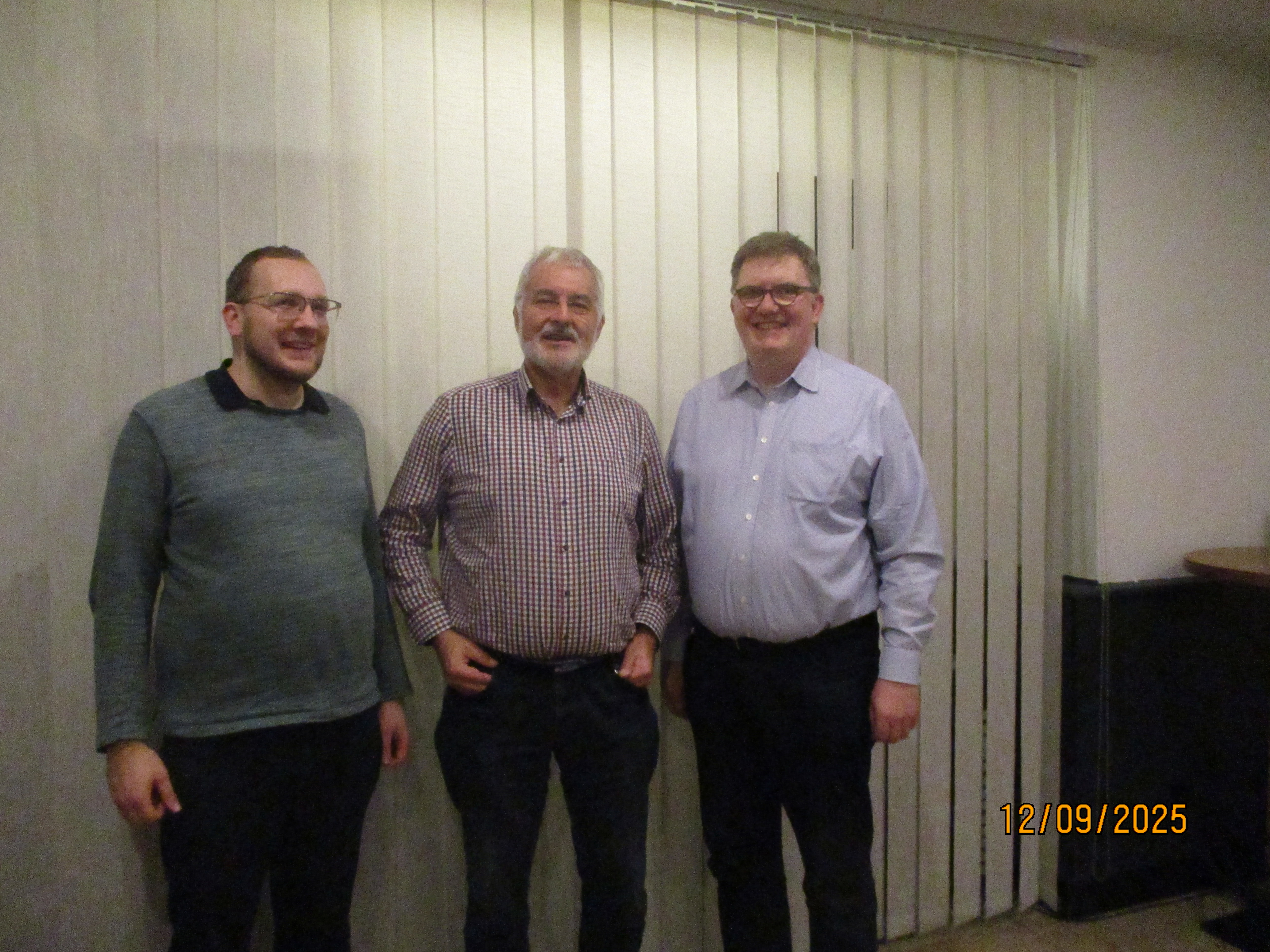 Ratsmitglied Fabian Kaese,
Vorsitzender Matthias Hart,
Stadtverbandsvorsitzender und Stv. B�rgermeister Carsten Papp